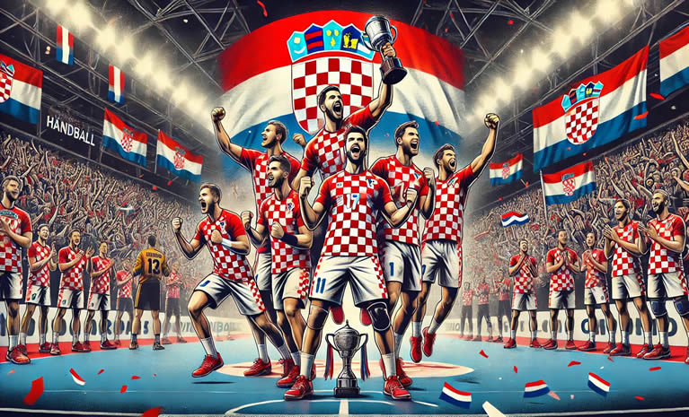 "Hrvatska rukometna reprezentacija – priča o ponosu, uspjehu i zajedništvu. Otkrijte povijest, najveće uspjehe i budućnost 'Kauboja', simbola hrvatskog sportskog identiteta."